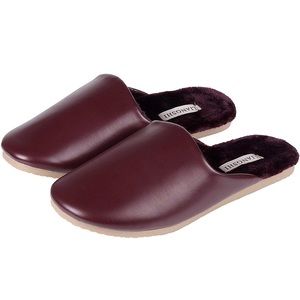 Women's Faux Leather Slippers NWOT